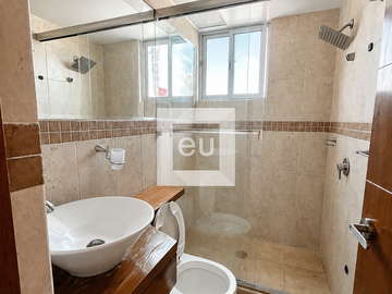 Departamento con roof garden privado en renta en Roma Norte