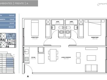 VENTA DEPTO BELGRANO 3 AMBIENTES ENTREGA 11/27