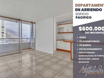 Departamento en arriendo  en IQUIQUE