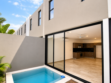 Townhouse en Renta en Privada Luana. Santa Gertrudis copo, Mérida Yuc