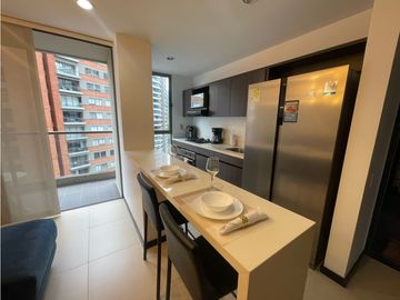 Apartamento amoblado en arriendo en El Poblado Las Palmas