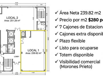 Oficina Corporativa en Renta | Morones Prieto | Lomas de San Francisco