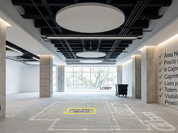 Oficinas / Piso Completo en Renta en Morones Prieto – Lomas de San Francisco