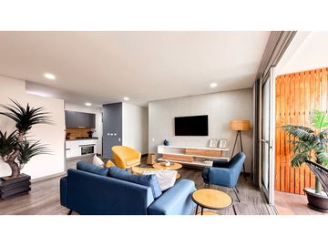 Apartamento en Av El Poblado para renta amoblada
