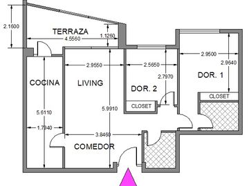 HERMOSO DEPARTAMENTO EN PRIMER PISO, 2D Y 2B
