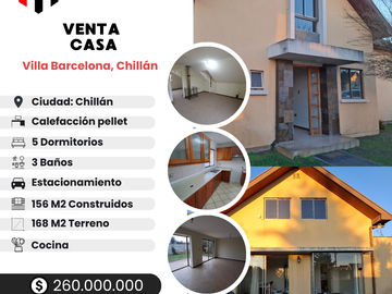 VENTA CASA VILLA BARCELONA, CHILLÁN