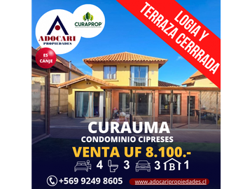 CURAUMA - CONDOMINIO CIPRESES - 4D 3B 3E 1B