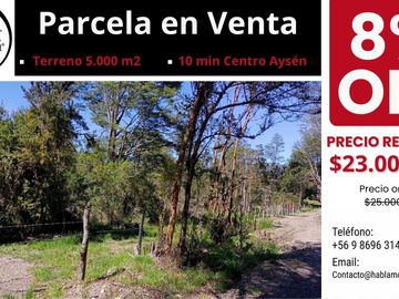 Parcela en venta  en AYSÉN