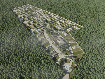Terrenos en venta con casa club en Sierra Papacal - Kikteil