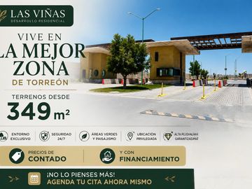 TERRENOS EN LAS VIÑAS,  EN VIÑEDOS, TORREON, COAH