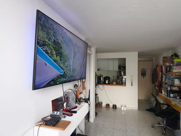 Apartaestudio en venta de 42m² con terraza en Bogotá, Calvo Sur.