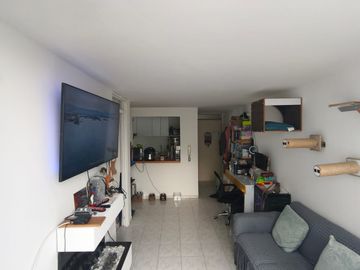 Apartaestudio en venta de 42m² con terraza en Bogotá, Calvo Sur.