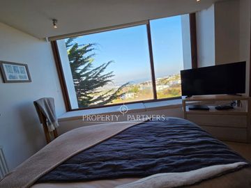 Departamento Costa Cachagua vista al mar asegurada
