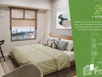 Studio Condo for sale at Woodsville Crest