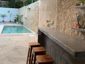 Casa sola en renta amueblada Mérida centro, Yucatán