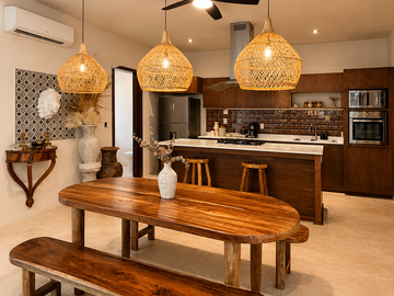 Condominio de lujo de 2 recámaras con alberca privada en Holistika, Tulum 143m2