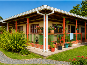 CASA CAMPESTRE EN VIA PRINCIPAL
