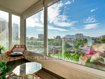Exclusivo depto en venta en ñuñoa. Vista despejada.