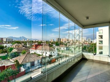 Exclusivo depto en venta en ñuñoa. Vista despejada.