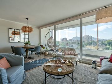 Exclusivo depto en venta en ñuñoa. Vista despejada.