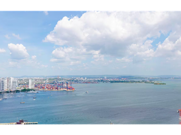 Se vende apartamento amoblado, para uso mixto, Bocagrande, Cartagena