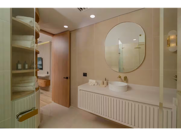 Se vende apartamento amoblado, para uso mixto, Bocagrande, Cartagena