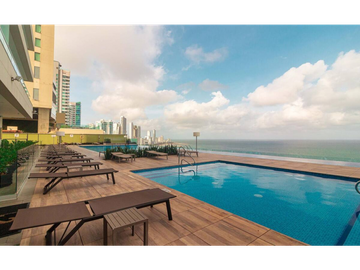 Se vende apartamento amoblado, para uso mixto, Bocagrande, Cartagena