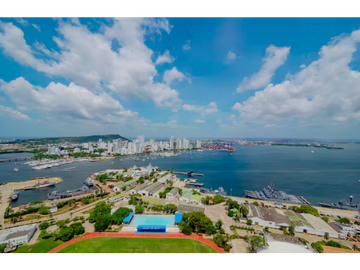 Se vende apartamento amoblado, para uso mixto, Bocagrande, Cartagena