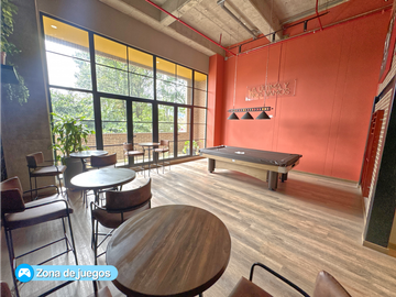Apartaestudio tipo loft AMOBLADO, Udara Polo | 23 m²