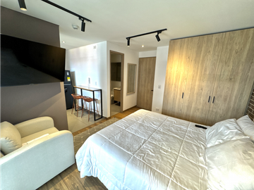 Apartaestudio tipo loft AMOBLADO, Udara Polo | 23 m²