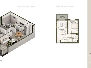 DEPARTAMENTOS DE 1, 2 Y 3 AMB, A ESTRENAR, EN MARTIN CORONADO