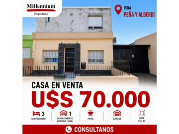Casa con Depto interno Roque Sáenz Peña 1039