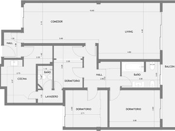 VENTA-DEPARTAMENTO 5 AMBIENTES 117 m²-RECOLETA
