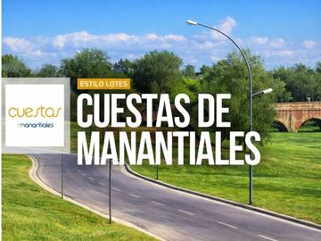 VENTA LOTE 287 M2 CUESTAS DE MANANTIALES