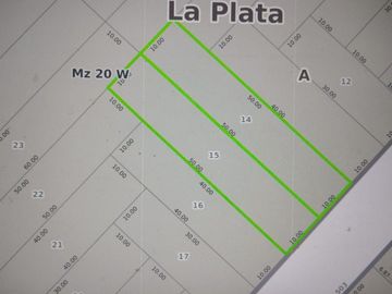 Lote en venta con casa a refaccionar Gonnet