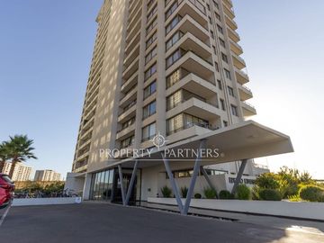 Gran departamento mariposa en condominio Laguna, MACUL