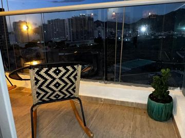 Apartamento en venta de 2 habitaciones con balcón en Santa marta, Playa Salguero.