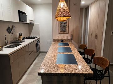 Apartamento en venta de 2 habitaciones con balcón en Santa marta, Playa Salguero.