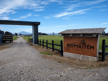 PARCELA EN RIO MAITEN CON VISTA A VOLCANES
