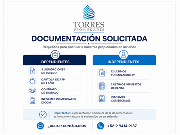 ARRIENDO DEPARTAMENTO AMOBLADO Y EQUIPADO EN SAN FELIPE