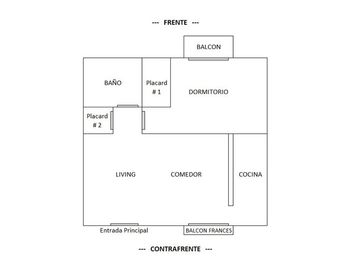 VENTA DEPTO 2 AMBIENTES CASTELAR APTO CREDITO