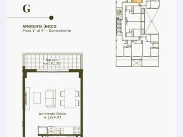 VENTA DE AMPLIO DEPARTAMENTO MONOAMBIENTE CASEROS