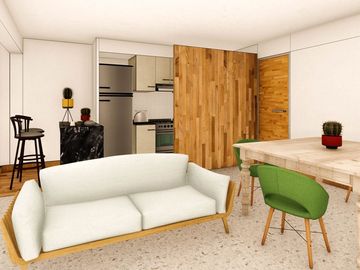VENTA DEPARTAMENTO MONOAMBIENTE EN COSTRUCCION