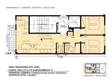 Departamento Venta 3 ambientes Liniers