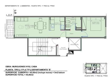 Departamento en pozo Venta 2 ambientes Liniers