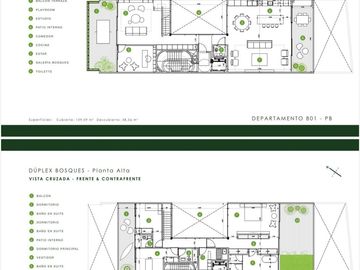 Venta DUPLEX 6 amb Belgrano LUMEN BOSQUES
