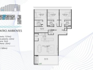 VENTA 3 AMBIENTES  EN ACQUA MARINA NORDELTA AL RIO