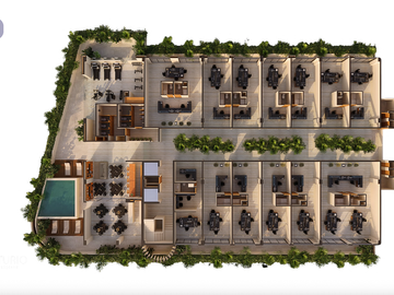 Penthouse(PH1) en Venta en Anturio Montebello, Mérida, Yuc.