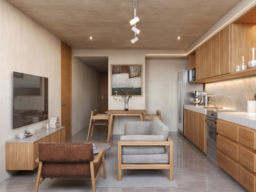 Departamento(A2) en Venta en Anturio Montebello, Mérida, Yuc.