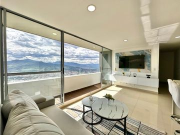 Apartamento para la renta amoblada en Sabaneta, sector Las lomitas